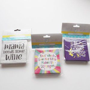 Set of 3 New Female Themed Magnets